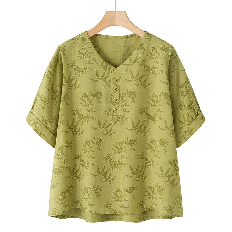 Women s Silk & Linen Embroidered Two-Piece Set: Short-Sleeve T-Shirt & Pants, Summer 2026 New Style for Middle-Aged Moms XL (90-105 jin)
Women s Silk & Linen Embroidered Two-Piece Set: Short-Sleeve T-Shirt & Pants, Summer 2026 New Style for Middle-Aged Moms XL (90-105 jin)