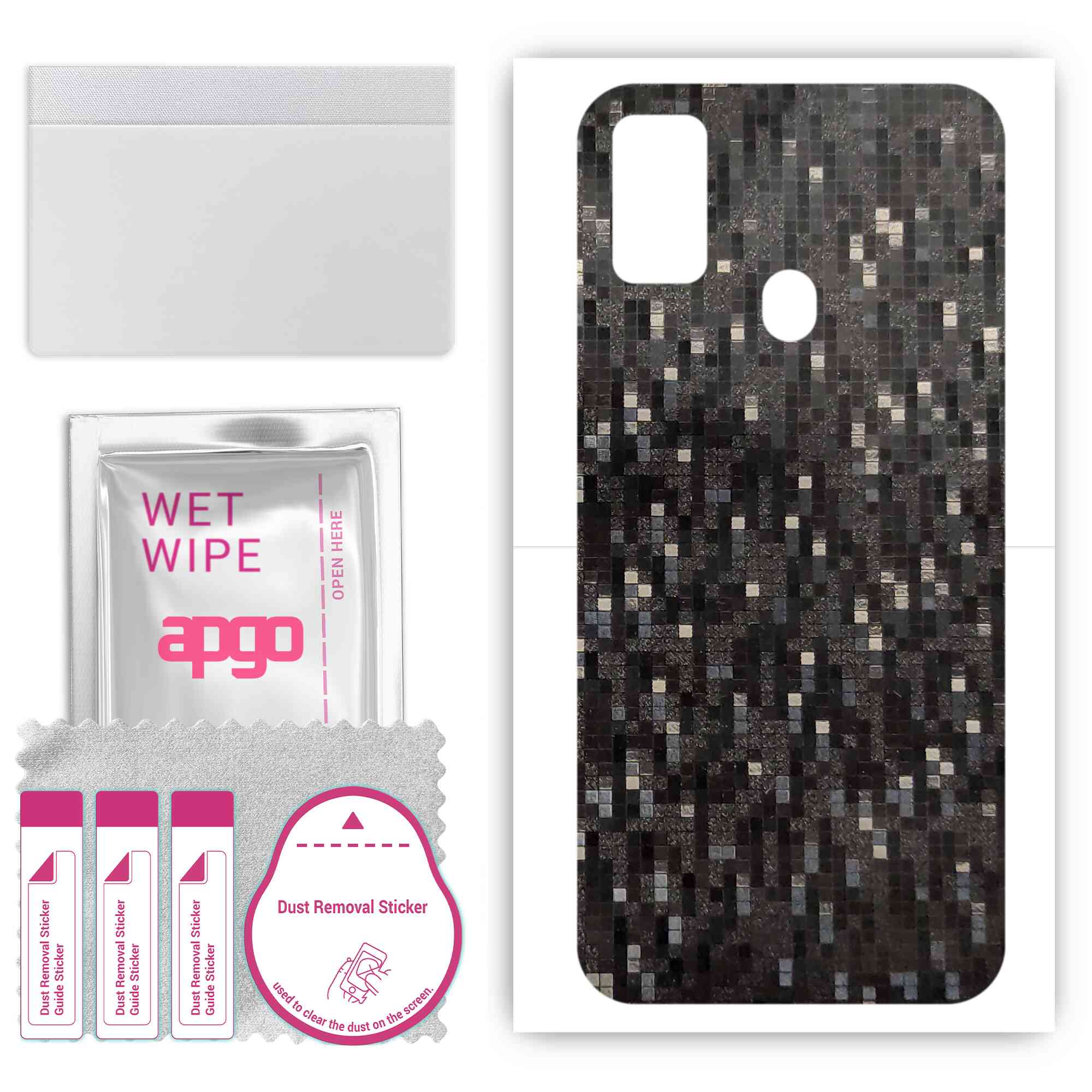 Apgo Protective Skin Sticker для задньої панелі, сумісної з Samsung Galaxy M30s, обгорткова плівка, фольга, вініл – візерунок Carbon Black Pixel
Apgo Protective Skin Sticker для задньої панелі, сумісної з Samsung Galaxy M30s, обгорткова плівка, фольга, вініл – візерунок Carbon Black Pixel