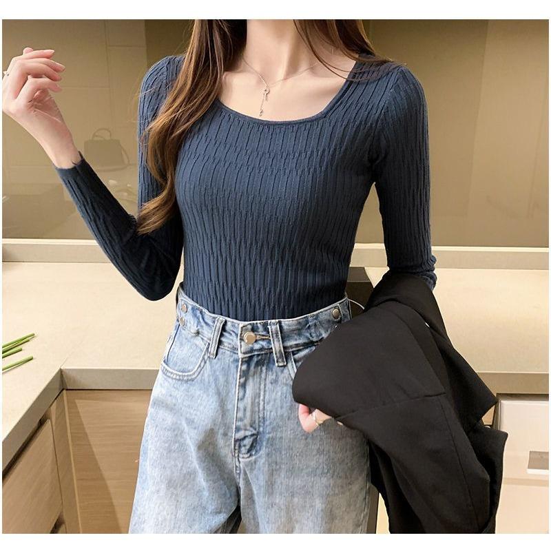 Women s Cream Ribbed Knit Top Long Sleeve Square Neck Fitted Casual Blouse S темно-синього кольору
Women s Cream Ribbed Knit Top Long Sleeve Square Neck Fitted Casual Blouse S темно-синього кольору