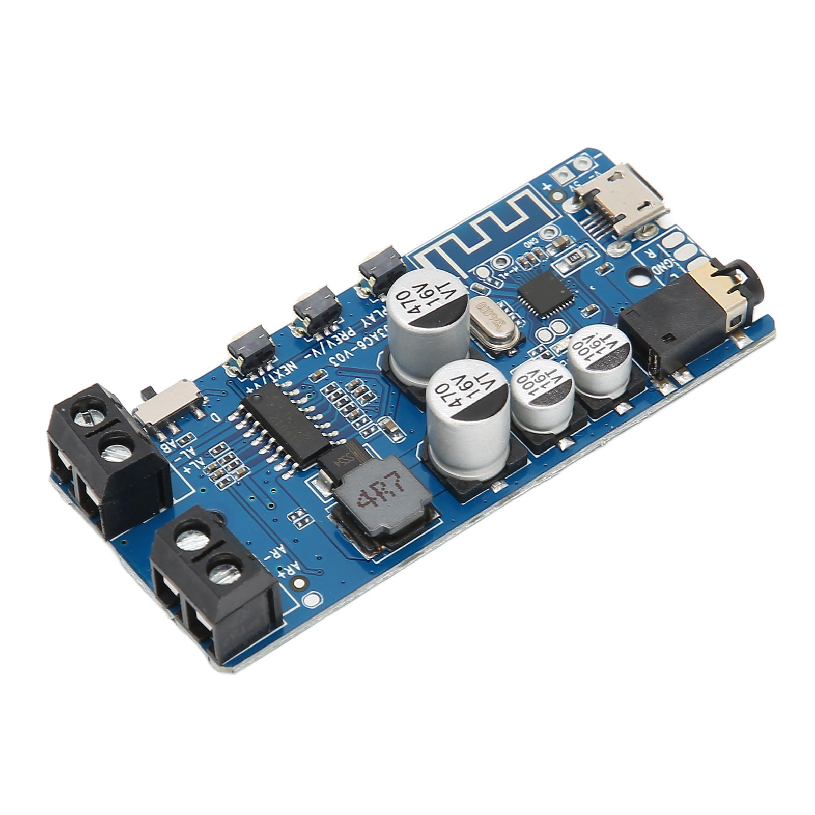 Bluetooth Power Amplifier Board 2x5W Dual Power Output DIY Bluetooth 5.0 Stereo Receiver Module
Bluetooth Power Amplifier Board 2x5W Dual Power Output DIY Bluetooth 5.0 Stereo Receiver Module
