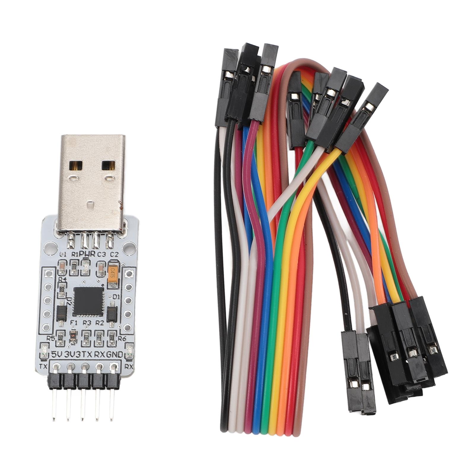 Модуль послідовного порту USB до TTL Модуль зв язку USB до Uart Флеш-плата з 3 світловими індикаторами
Модуль послідовного порту USB до TTL Модуль зв язку USB до Uart Флеш-плата з 3 світловими індикаторами