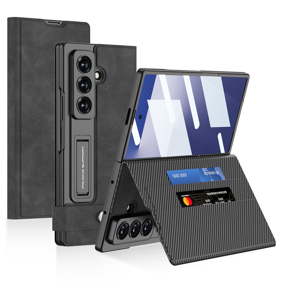 GKK For Samsung Galaxy Z Fold7 5G Case Matte PU+PC+Tempered Glass Wallet Phone Cover with Stand Black
GKK For Samsung Galaxy Z Fold7 5G Case Matte PU+PC+Tempered Glass Wallet Phone Cover with Stand Black