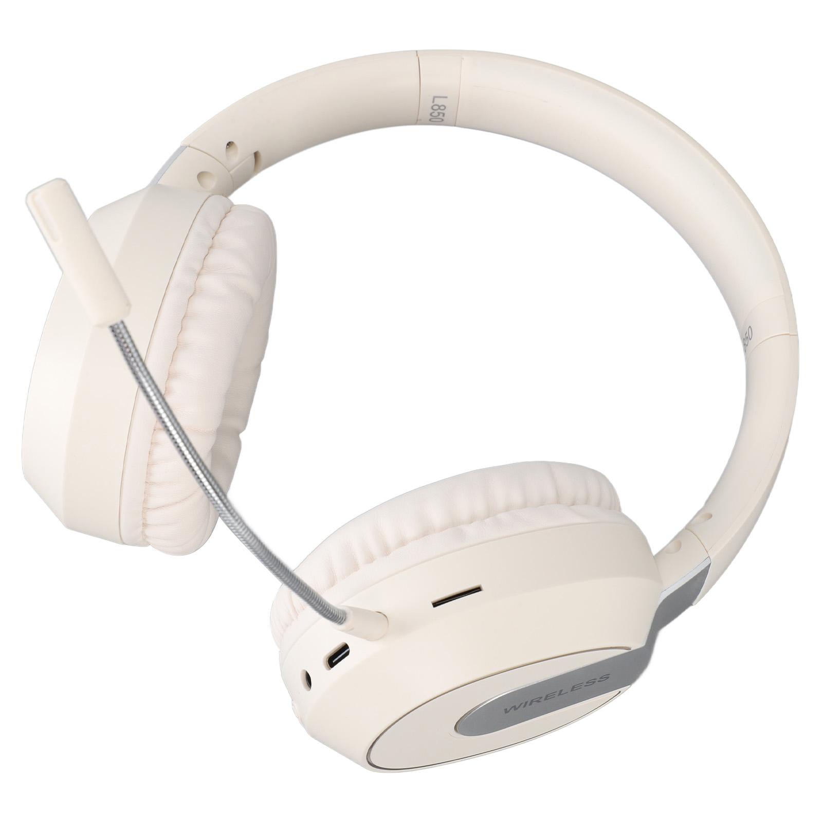 Wireless Gaming Headset Foldable Noise Reduction Soft Cushion Portable Bluetooth Gaming Headphones with Detachable Mic бежевий
Wireless Gaming Headset Foldable Noise Reduction Soft Cushion Portable Bluetooth Gaming Headphones with Detachable Mic бежевий