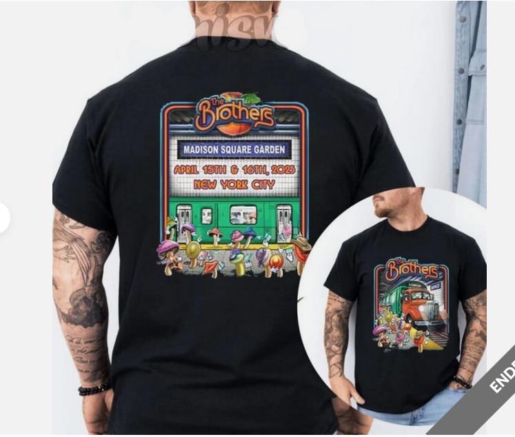 2025 Братья Оллман Нью-Йорк Нью-Йорк Мэдисон-сквер-гарден переиздание Футболка L
2025 Братья Оллман Нью-Йорк Нью-Йорк Мэдисон-сквер-гарден переиздание Футболка L