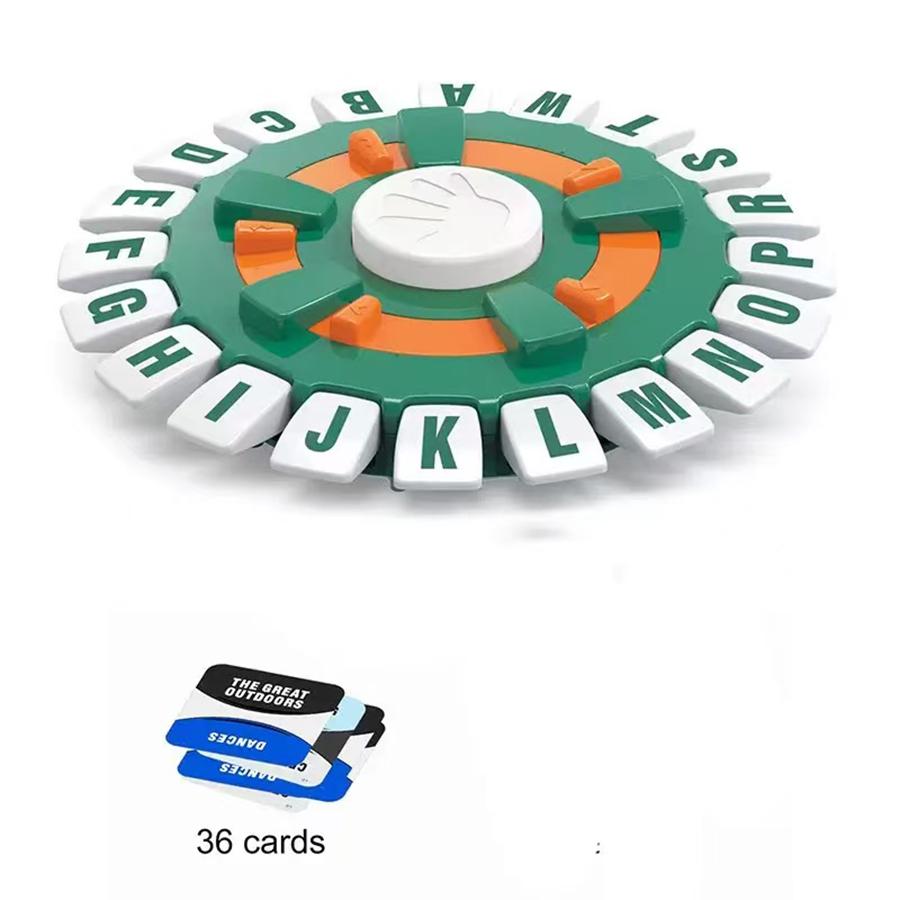 1PCS- Spanish Game Fast-paced Family Gathering Letter Toys For Adults Children Letters Learning Lengua española Juegos De Mesas світло-жовтого кольору
1PCS- Spanish Game Fast-paced Family Gathering Letter Toys For Adults Children Letters Learning Lengua española Juegos De Mesas світло-жовтого кольору