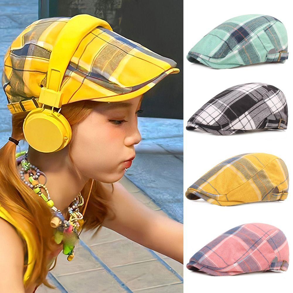 Dopamine Style Lattice Sun Hat Lattice Flat Peaked Cap Sweet Plaid Beret Hat Party рожевий
Dopamine Style Lattice Sun Hat Lattice Flat Peaked Cap Sweet Plaid Beret Hat Party рожевий