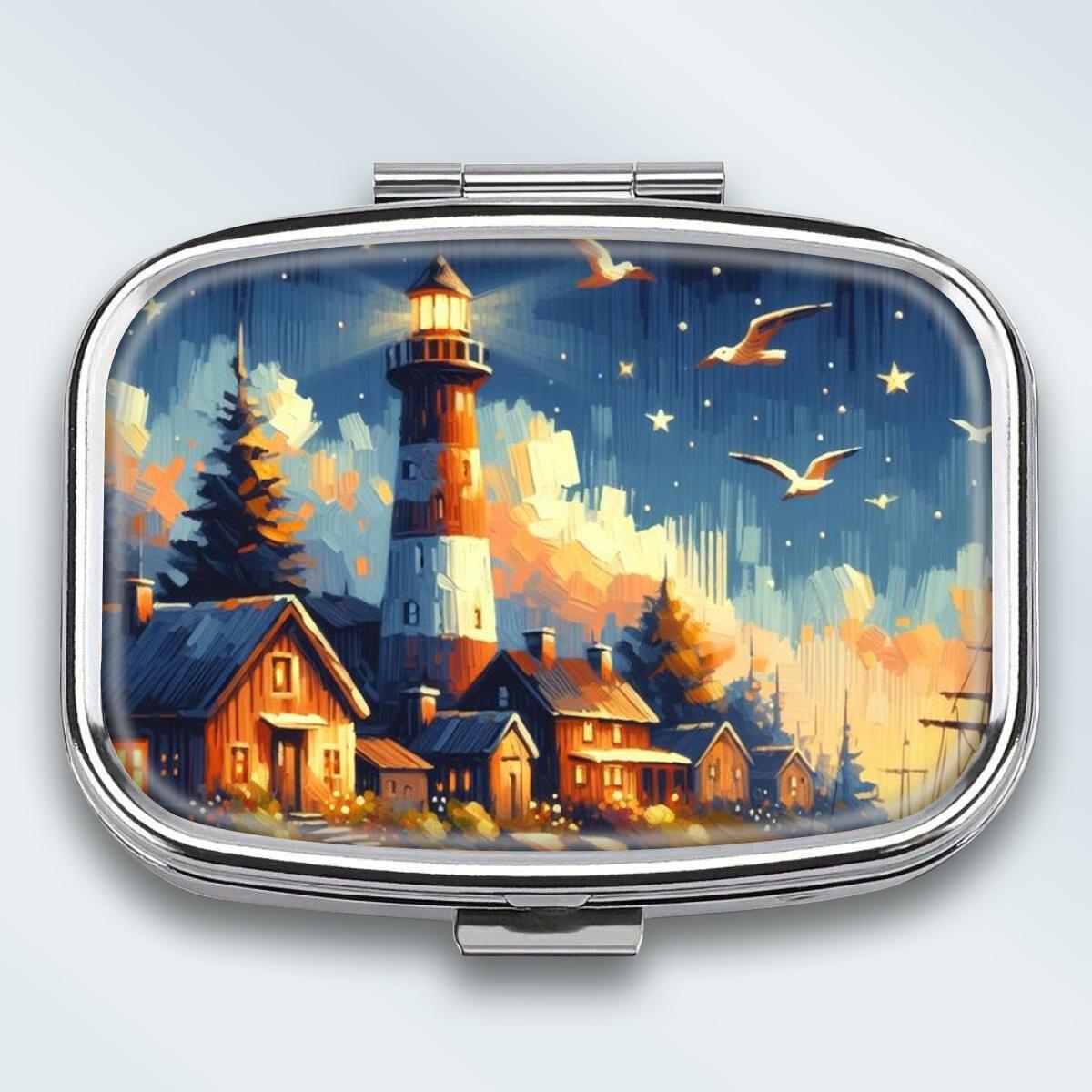Portable Pill Box with 2 Compartments, Mini Metal Medicine Organizer Case, Cute Printed Pill Container for Vitamins, Pills, Jewelry, Travel, Daily Use разноцветный
Portable Pill Box with 2 Compartments, Mini Metal Medicine Organizer Case, Cute Printed Pill Container for Vitamins, Pills, Jewelry, Travel, Daily Use разноцветный