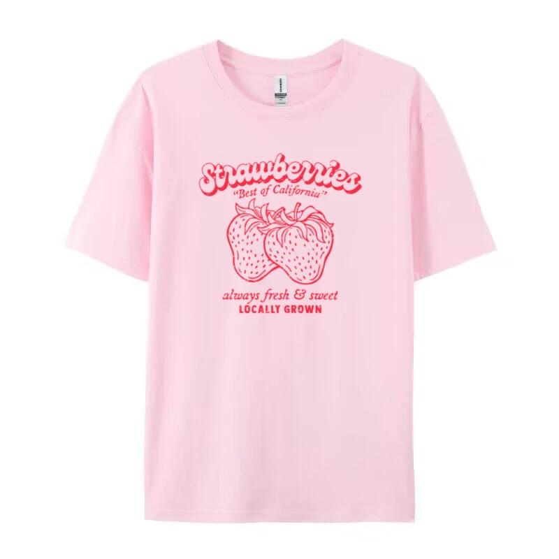 Women Retro Aesthetic Strawberry T Shirt Cute Streetwear Graphic Tees Oversized Short Sleeve Fruit TShirt Vintage Grunge Tops 4XL
Women Retro Aesthetic Strawberry T Shirt Cute Streetwear Graphic Tees Oversized Short Sleeve Fruit TShirt Vintage Grunge Tops 4XL