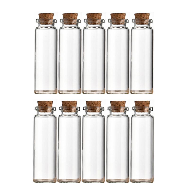 10pcs. 3ml/5ml Transparent Glass Wishing Drift Bottle with Cork Empty Spice Jar Scientific Experiment Handicraft Mixing Capacity 16x35mm 3ML
10pcs. 3ml/5ml Transparent Glass Wishing Drift Bottle with Cork Empty Spice Jar Scientific Experiment Handicraft Mixing Capacity 16x35mm 3ML