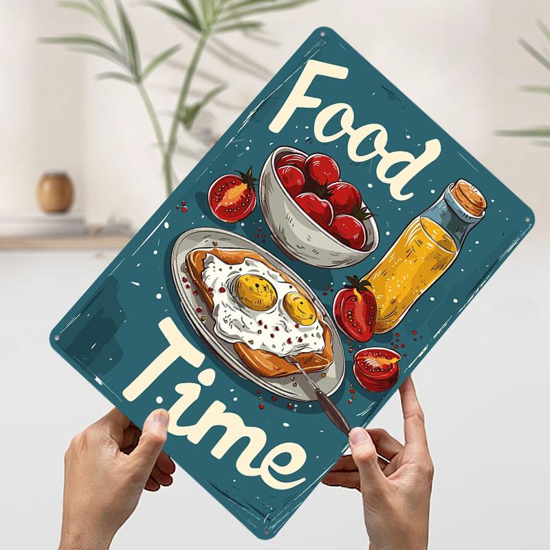 Food Time Breakfast Tin Plaque Poster Customized Wall Art Retro Vintage Metal Signs for Man Cave Gamer Room Decoration At Home 20x30cm(7.8x11.8inch)
Food Time Breakfast Tin Plaque Poster Customized Wall Art Retro Vintage Metal Signs for Man Cave Gamer Room Decoration At Home 20x30cm(7.8x11.8inch)