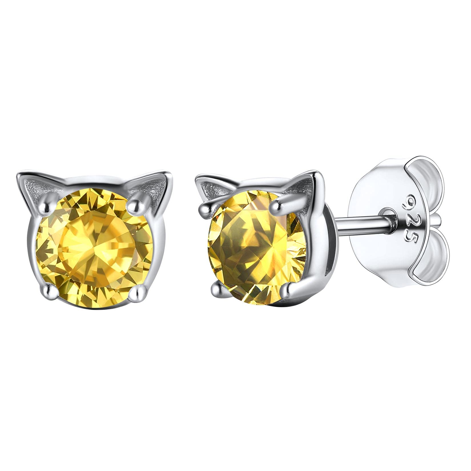 U7 Cat Birthstone November Earrings 925 Silver Binaural Zirconia Power Stone Small Adult Cute Gift Women s Women s
U7 Cat Birthstone November Earrings 925 Silver Binaural Zirconia Power Stone Small Adult Cute Gift Women s Women s
