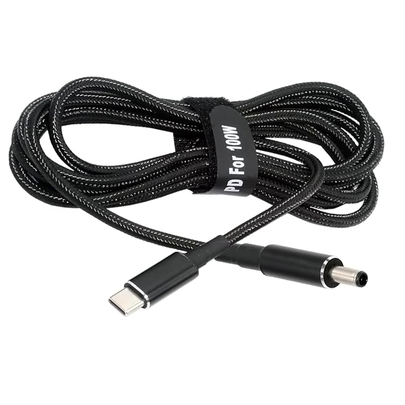 Cablecc USB-C 100W 20V input to DC 4.5*3.0mm PD power supply 65W output charging cable QC PD Type-C compatible Compatible with DELL laptops
Cablecc USB-C 100W 20V input to DC 4.5*3.0mm PD power supply 65W output charging cable QC PD Type-C compatible Compatible with DELL laptops