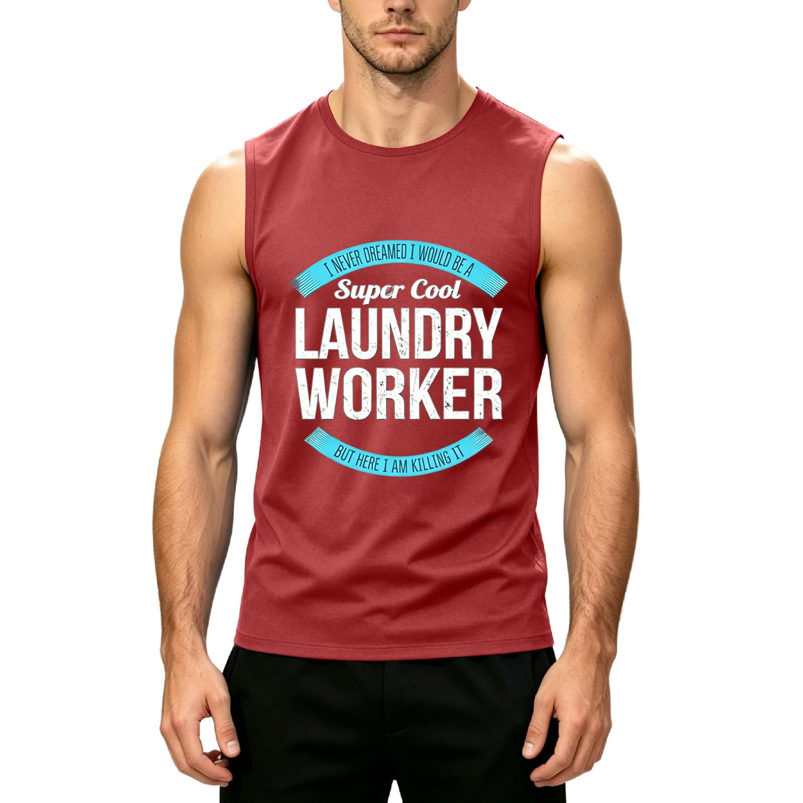 Men s Sleeveless Casual Tank Top Muscle Shirt Printed Workwear Summer Lightweight Workout Gym Tee M червоний
Men s Sleeveless Casual Tank Top Muscle Shirt Printed Workwear Summer Lightweight Workout Gym Tee M червоний