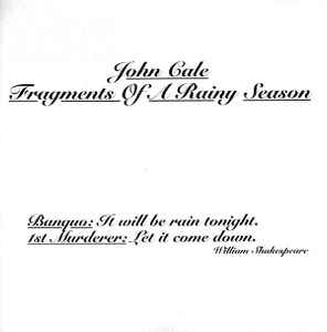 CD JOHN CALE - Fragments Of A Rainy Season 592087 Fnac Music 1992 France Rock Used
CD JOHN CALE - Fragments Of A Rainy Season 592087 Fnac Music 1992 France Rock Used