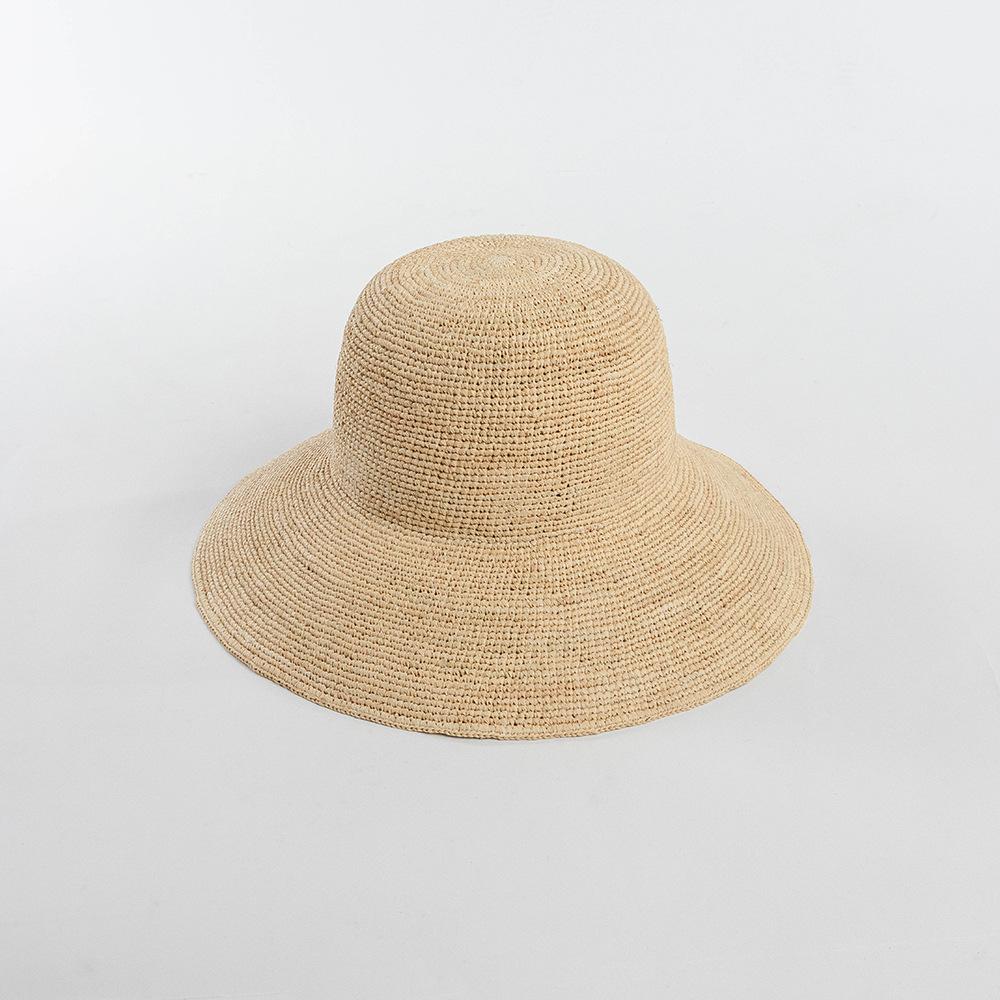 USPOP New Summer Foldable Fine Crochet Hand-woven Raffia Hat with Wide Brim 100% Natural Straw Sun Hats Beach Hat for Women M 56-58cm
USPOP New Summer Foldable Fine Crochet Hand-woven Raffia Hat with Wide Brim 100% Natural Straw Sun Hats Beach Hat for Women M 56-58cm