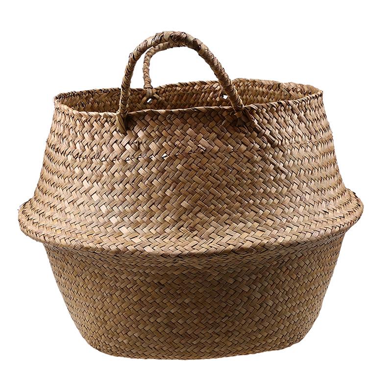 Natural Seagrass Belly Storage Basket Foldable Wicker Rattan Artificial Flower Planter Nursery Pots Home Garden Decor
Natural Seagrass Belly Storage Basket Foldable Wicker Rattan Artificial Flower Planter Nursery Pots Home Garden Decor