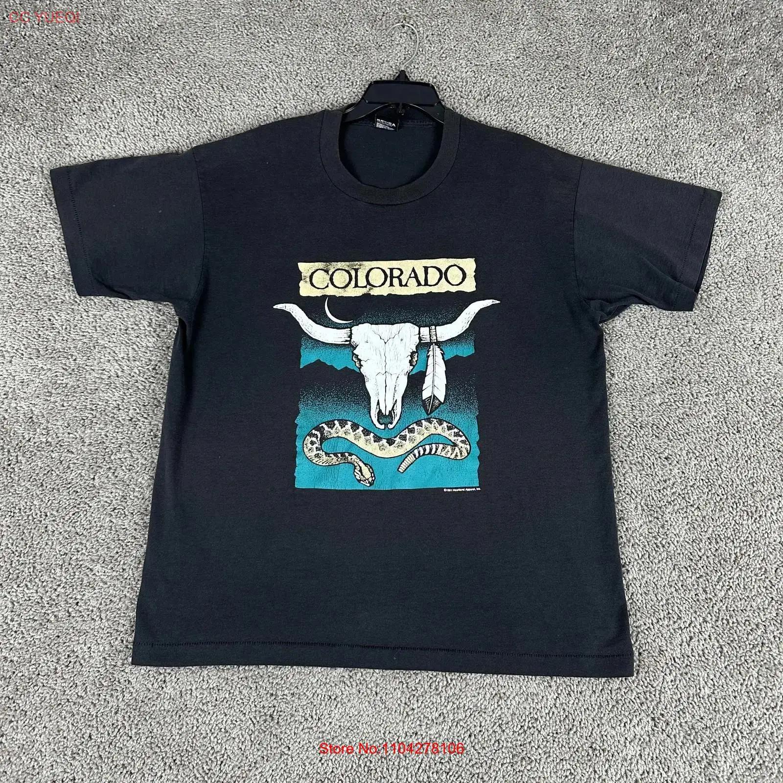 Vintage Colorado T Shirt Mens Extra Large Western Rattlesnake Skull Made USA 90s vintage Washed Casual Top For Everyday Wear 5XL різнокольоровий
Vintage Colorado T Shirt Mens Extra Large Western Rattlesnake Skull Made USA 90s vintage Washed Casual Top For Everyday Wear 5XL різнокольоровий