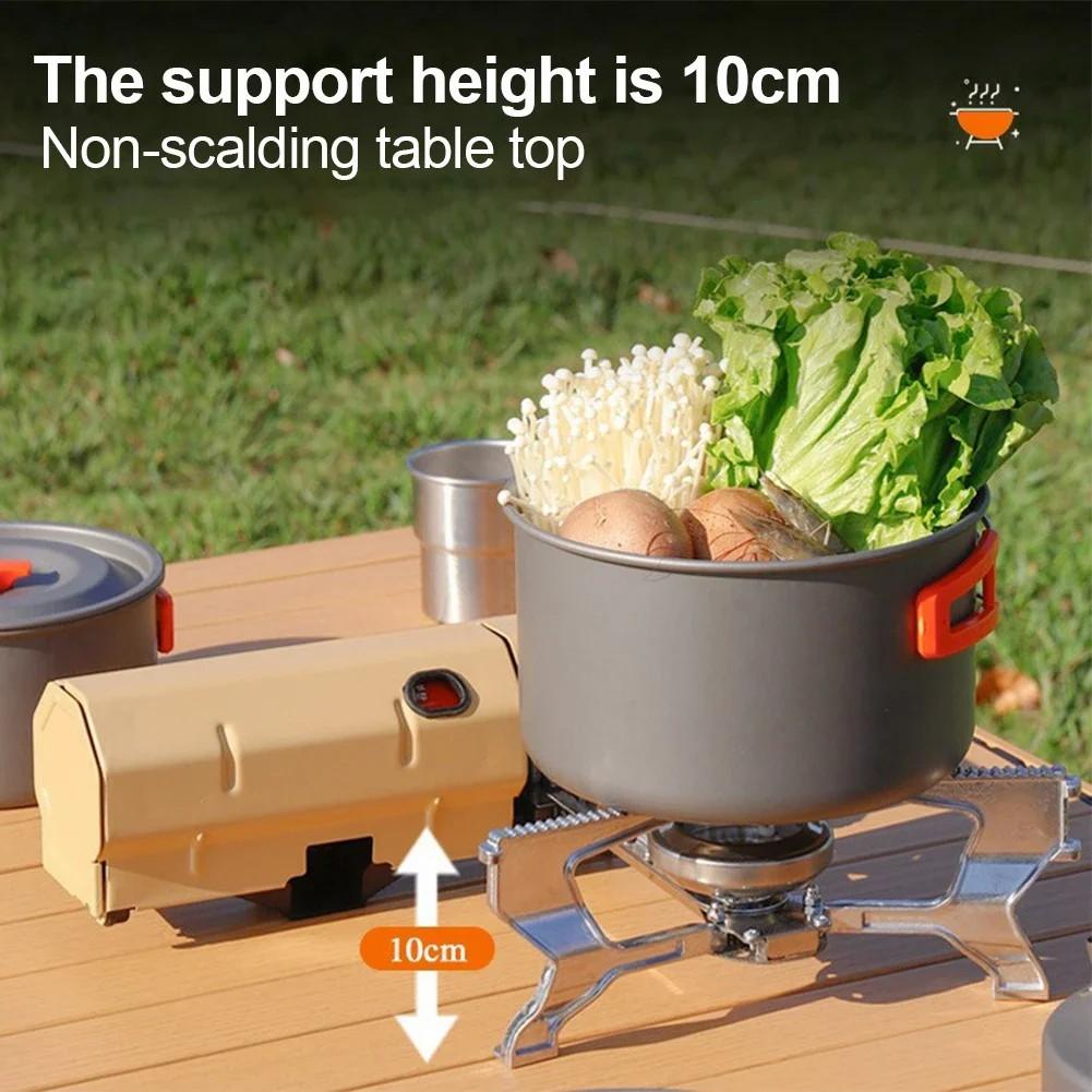 001 Portable Camping Stove Burner Outdoor Picnic Cooking Folding Gas Stove Ivory White
001 Portable Camping Stove Burner Outdoor Picnic Cooking Folding Gas Stove Ivory White