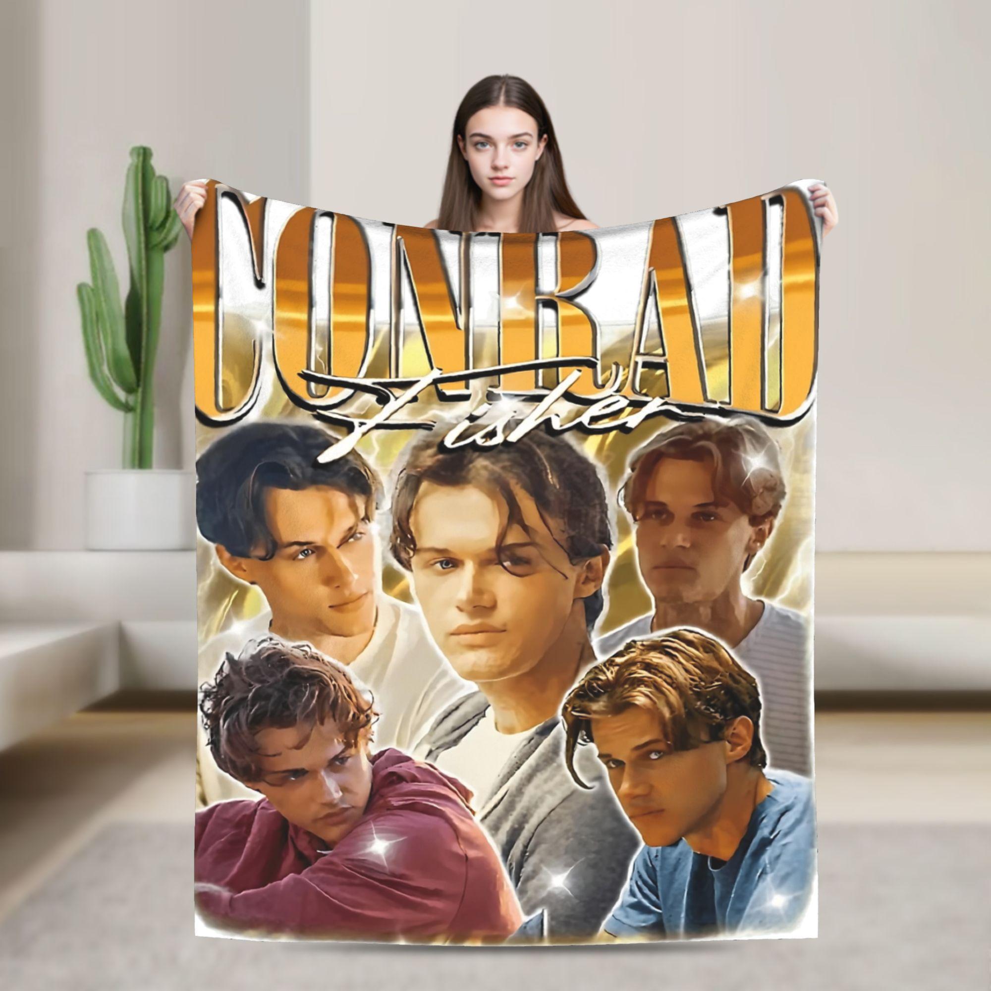 Team Conrad Fisher Blanket The Summer I Turned Pretty Wool Funny Breathable Throw Blanket for Bed Sofa Autumn/Winter 200x150cm 80x60in
Team Conrad Fisher Blanket The Summer I Turned Pretty Wool Funny Breathable Throw Blanket for Bed Sofa Autumn/Winter 200x150cm 80x60in