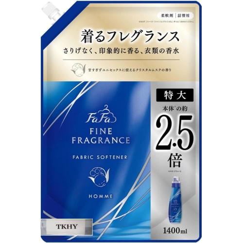 Кондиционер для белья FaFa Liquid Fine Fragrance Homme Аромат Кристальный мускус Сверхбольшой запасной блок 1440 мл + Бонус в комплекте
Кондиционер для белья FaFa Liquid Fine Fragrance Homme Аромат Кристальный мускус Сверхбольшой запасной блок 1440 мл + Бонус в комплекте