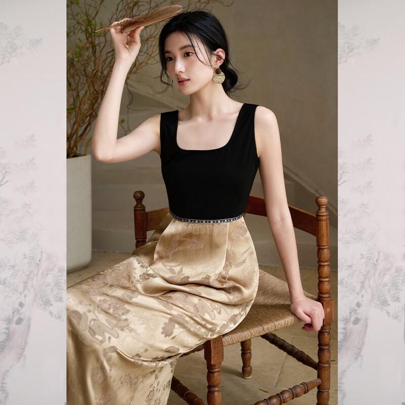 JK&JS 2025 Новое платье миди А-силуэта в стиле пэчворк в китайском стиле L
JK&JS 2025 Новое платье миди А-силуэта в стиле пэчворк в китайском стиле L