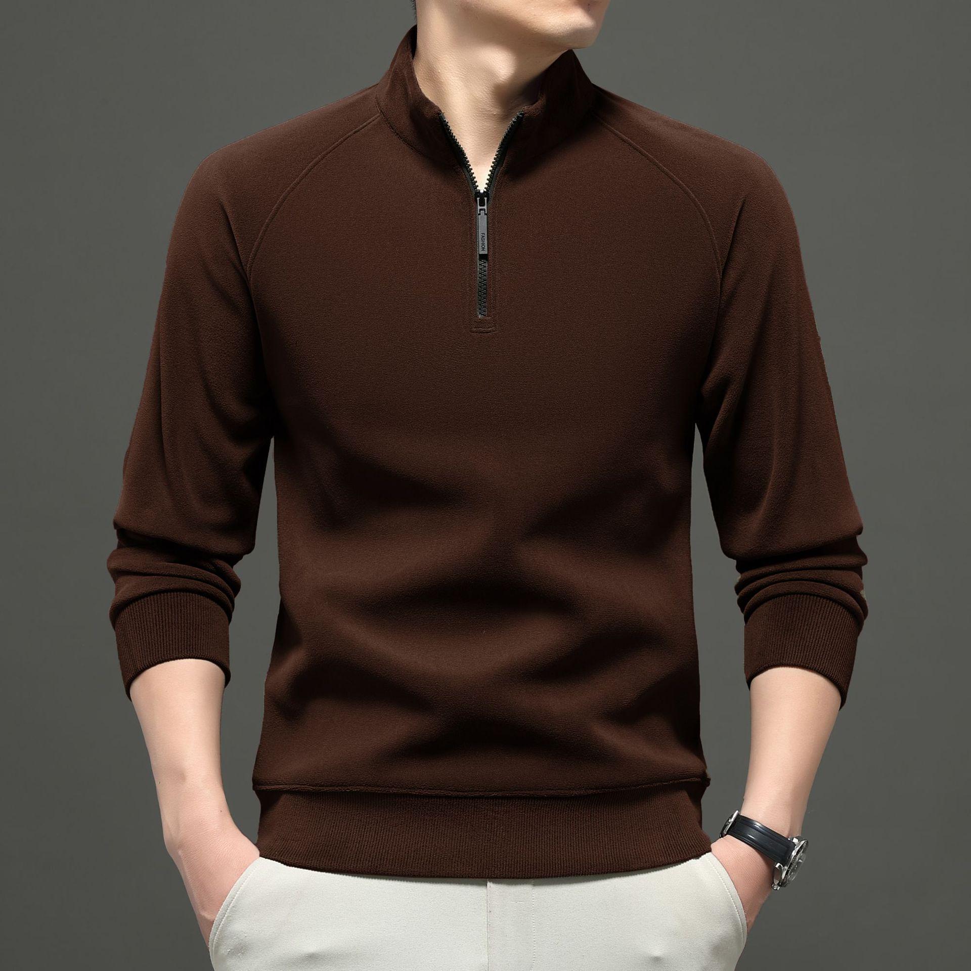 Men s Winter Double-Sided Coral Fleece Half-Zip Sweatshirt - Solid Color Warmth 3XL (165-180 jin) кавовий
Men s Winter Double-Sided Coral Fleece Half-Zip Sweatshirt - Solid Color Warmth 3XL (165-180 jin) кавовий