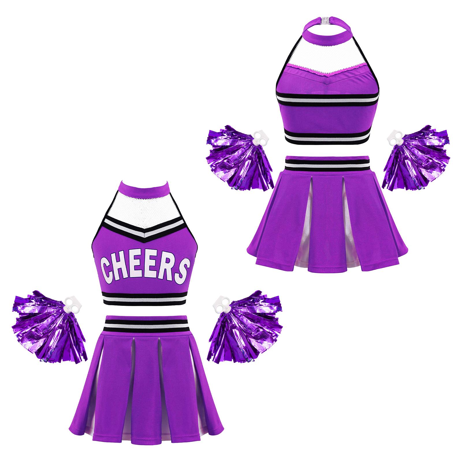 Костюми для черлідингу. Дитячий набір танцювального одягу для дівчаток. Укорочений топ з літерами + спідниця + квіти для рук 13-14 Years фіолетовий
Костюми для черлідингу. Дитячий набір танцювального одягу для дівчаток. Укорочений топ з літерами + спідниця + квіти для рук 13-14 Years фіолетовий