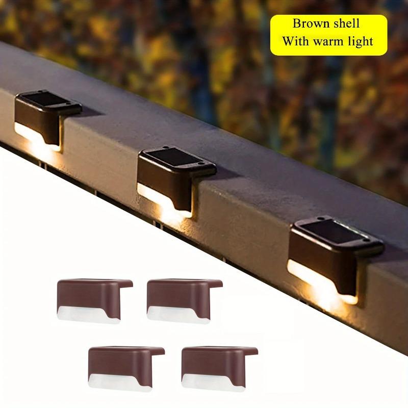 Солнечные лампы светодиодные уличные светильники для сада, балкона, лестницы, ограждения, перил, двора, водонепроницаемые, солнечные уличные декоративные настенные светильники Brown shell warm light*4
Солнечные лампы светодиодные уличные светильники для сада, балкона, лестницы, ограждения, перил, двора, водонепроницаемые, солнечные уличные декоративные настенные светильники Brown shell warm light*4