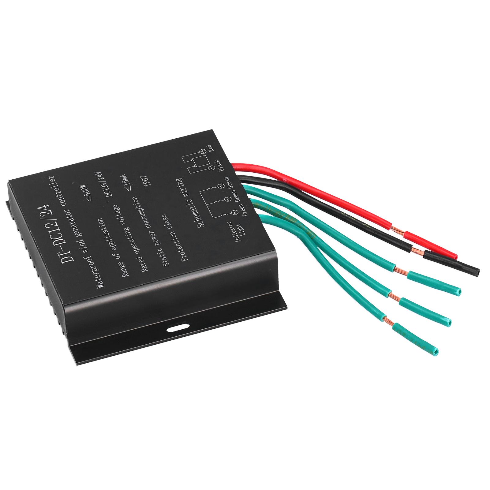 FO5 12 24V 500W Контроллер генератора ветряной турбины Водонепроницаемый регулятор заряда аккумулятора
FO5 12 24V 500W Контроллер генератора ветряной турбины Водонепроницаемый регулятор заряда аккумулятора