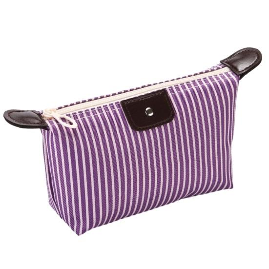 Striped Cosmetic Bag Portable Zippered Small Makeup Bag Foldable Stylish Toiletry Bag for Makeup Brushes Skincare Products фіолетовий
Striped Cosmetic Bag Portable Zippered Small Makeup Bag Foldable Stylish Toiletry Bag for Makeup Brushes Skincare Products фіолетовий