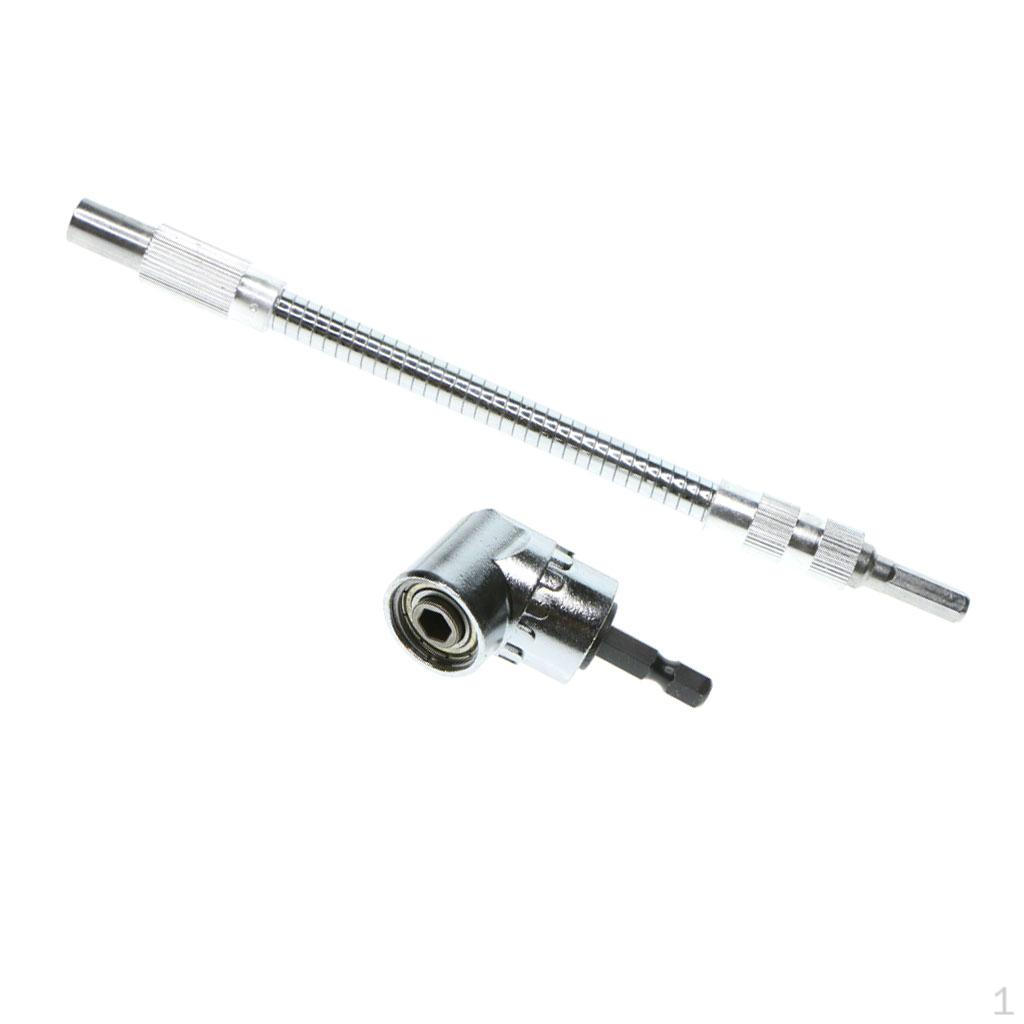1/4 Flexible Hex Shaft Screwdriver Power Drill Bit Extension 105 Degrees Corner 150mm
1/4 Flexible Hex Shaft Screwdriver Power Drill Bit Extension 105 Degrees Corner 150mm