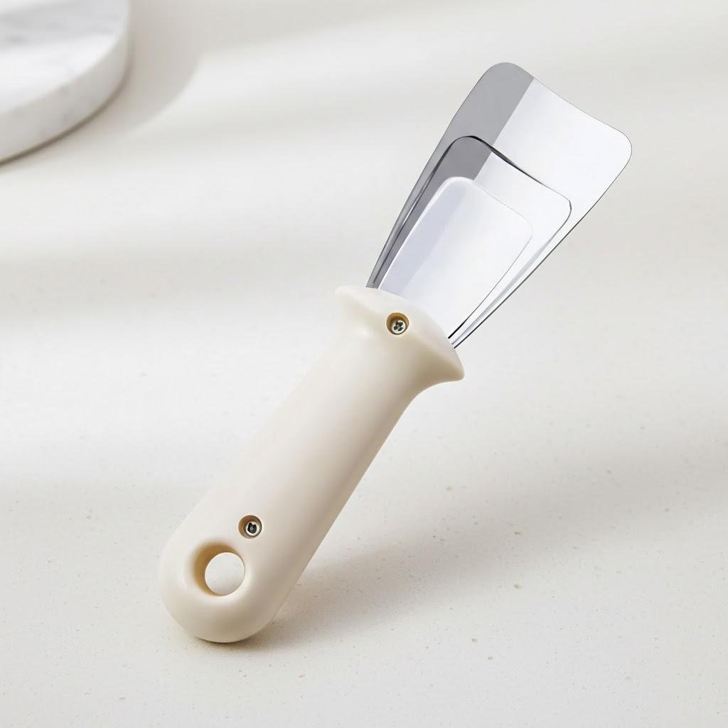 Stainless Steel Deicing Shovel Scraper Ice Remover Tool Kitchen Gadget Freezer Scraper Scraping Tool for Home бежевий
Stainless Steel Deicing Shovel Scraper Ice Remover Tool Kitchen Gadget Freezer Scraper Scraping Tool for Home бежевий