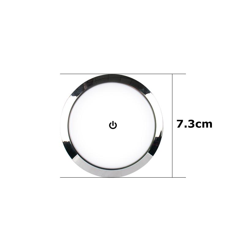 RV Sojourn Trailer Modification Accessories Ultra-thin Round Illuminator LED Light Indoor Light 12V24V With Switch 10W 24V7.3CM
RV Sojourn Trailer Modification Accessories Ultra-thin Round Illuminator LED Light Indoor Light 12V24V With Switch 10W 24V7.3CM