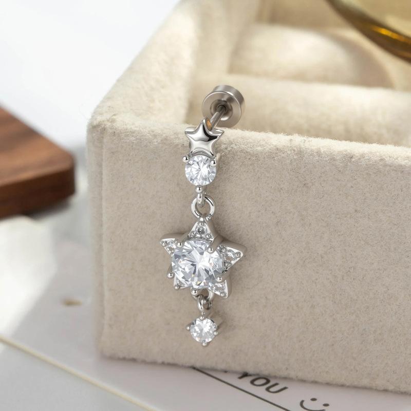 Starry Shimmer Zircon Spiral Cartilage Earring Delicate Niche
Starry Shimmer Zircon Spiral Cartilage Earring Delicate Niche