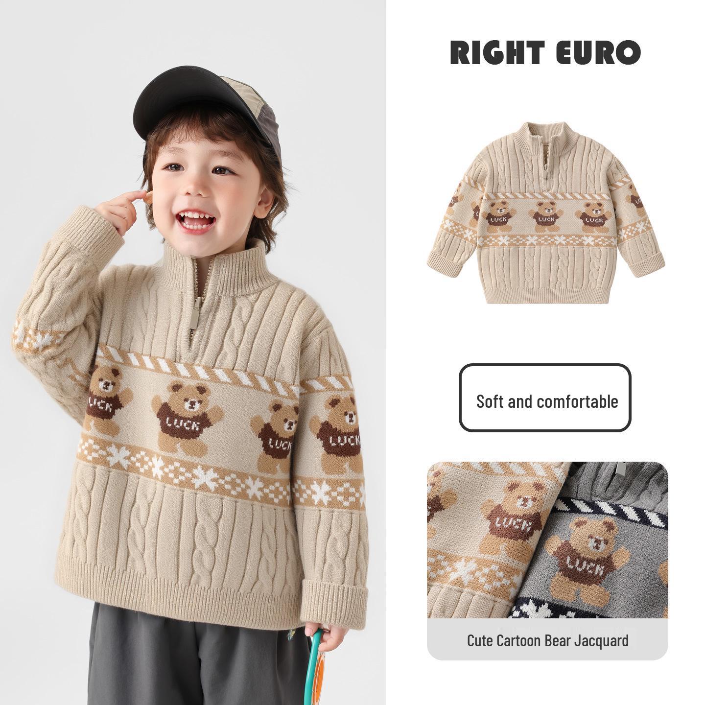 Trendy European Boys Half-High Collar Pullover Knitwear - Autumn Winter 2025 150 cm абрикосовий
Trendy European Boys Half-High Collar Pullover Knitwear - Autumn Winter 2025 150 cm абрикосовий