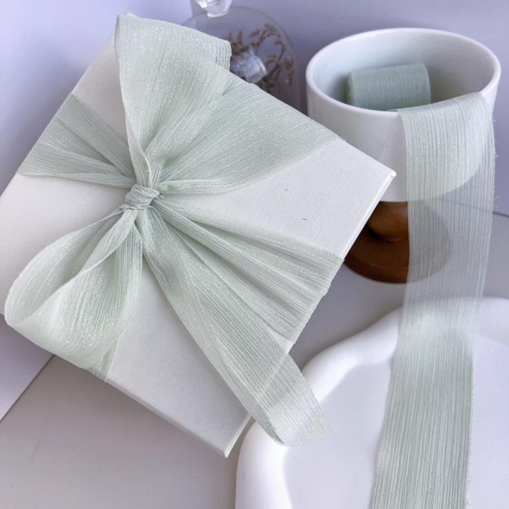 4cm 5m Silk Sparkle Ribbon Chiffon Ruffle Mesh Gift Wrap Ribbons Sheer Organza Trim Floral Craft Decoration DIY Apparel Ribbons 4cm 5m
4cm 5m Silk Sparkle Ribbon Chiffon Ruffle Mesh Gift Wrap Ribbons Sheer Organza Trim Floral Craft Decoration DIY Apparel Ribbons 4cm 5m