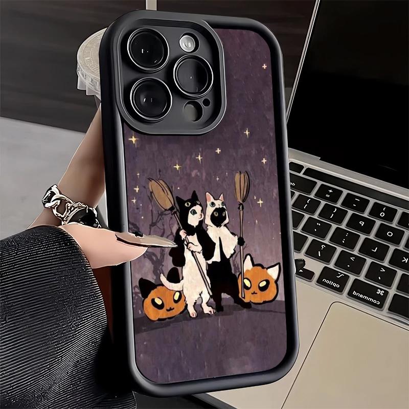 Phone Case for iPhone 17 Air 16E 15 16 Pro Max Black Cat Witch Aesthetics Cover 14 Plus 13 12 Mini Soft Shell Silicone Fundas iPhone 15
Phone Case for iPhone 17 Air 16E 15 16 Pro Max Black Cat Witch Aesthetics Cover 14 Plus 13 12 Mini Soft Shell Silicone Fundas iPhone 15