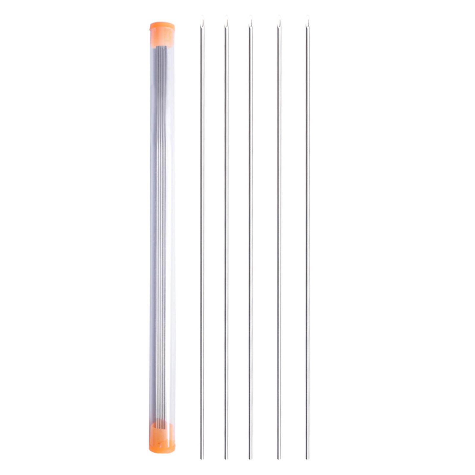 5pcs Stainless Steel Fishing Rigging Needle Baiting Needle Driller Fishing Tackle Hollow Earthworm Hooking Needle 20cm
5pcs Stainless Steel Fishing Rigging Needle Baiting Needle Driller Fishing Tackle Hollow Earthworm Hooking Needle 20cm