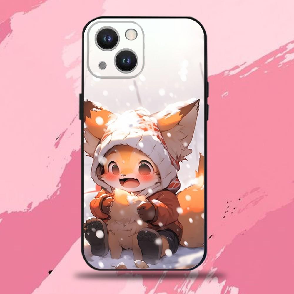 Cute Cartoon Animal Fox Phone Case For iPhone 16,15,14,13,12,11 Plus,Pro Max,XS,X,XR,SE,Mini,8,7,Soft Silicone Black Cover iPhone16plus
Cute Cartoon Animal Fox Phone Case For iPhone 16,15,14,13,12,11 Plus,Pro Max,XS,X,XR,SE,Mini,8,7,Soft Silicone Black Cover iPhone16plus