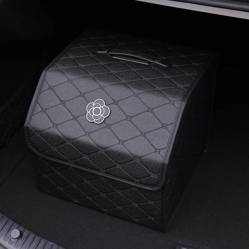 Camellia Pattern Car Trunk Organizer Multifunctional Storage Box Bag Auto Rear Cargo Tidying Container for Sundries
Camellia Pattern Car Trunk Organizer Multifunctional Storage Box Bag Auto Rear Cargo Tidying Container for Sundries