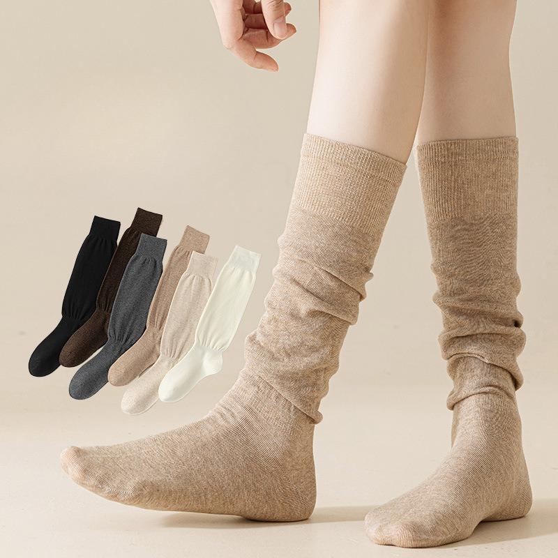 Solid Color Pile Moon Long Socks, Calf Socks, Boneless Cotton Socks, Slimming for Plump Legs, Large Size for The Elderly, Loose and Comfortable 1 pair чорний
Solid Color Pile Moon Long Socks, Calf Socks, Boneless Cotton Socks, Slimming for Plump Legs, Large Size for The Elderly, Loose and Comfortable 1 pair чорний