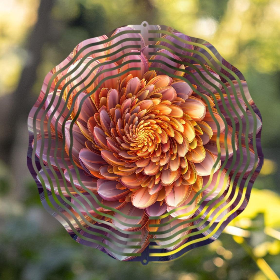 10 Inch Metal Wind Spinner with 360 Rotating Hook Elegant Outdoor Wind Chime for Garden Balcony Decor Summer Spring Gift 01A
10 Inch Metal Wind Spinner with 360 Rotating Hook Elegant Outdoor Wind Chime for Garden Balcony Decor Summer Spring Gift 01A
