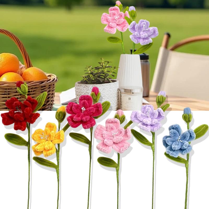 1PC Camellia Flower Creative Gift Woven Bouquet 35*5cm Finished Flowers Handmade Pipe Cleaner Home Decor
1PC Camellia Flower Creative Gift Woven Bouquet 35*5cm Finished Flowers Handmade Pipe Cleaner Home Decor