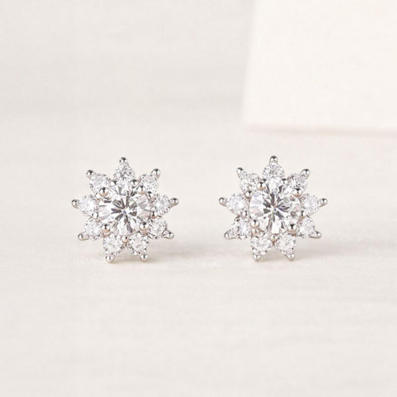 Moissanite Lab Diamond Earrings Flora BME027 BME027
Moissanite Lab Diamond Earrings Flora BME027 BME027