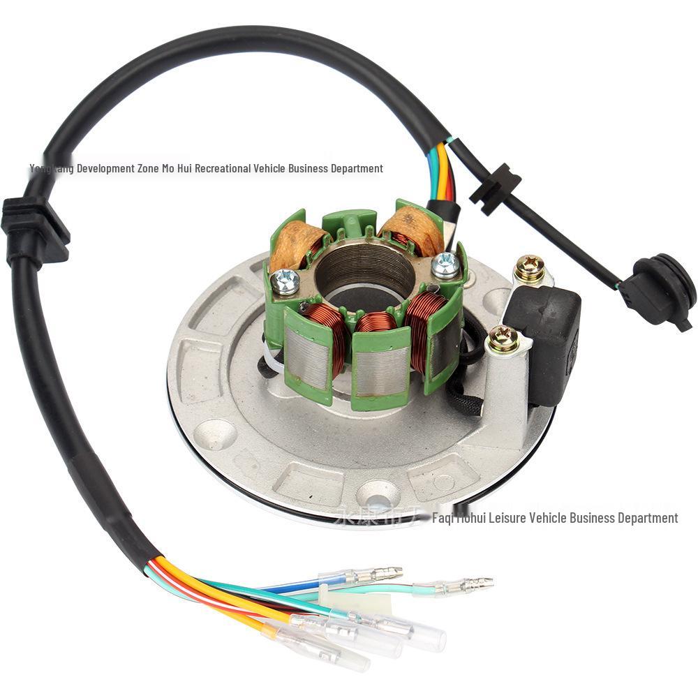 Zongshen 150CC Six-Pole Magnetic Motor Stator for Off-road Motorcycle ATV Beach Single-cylinder
Zongshen 150CC Six-Pole Magnetic Motor Stator for Off-road Motorcycle ATV Beach Single-cylinder
