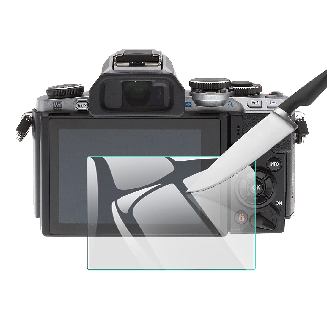 EternalStars 3 Pieces LCD Protective Film Camera Screen Protector Glass 9H Hardness Full Coverage Protection Compatible Camera Model is Olympus E-M10
EternalStars 3 Pieces LCD Protective Film Camera Screen Protector Glass 9H Hardness Full Coverage Protection Compatible Camera Model is Olympus E-M10