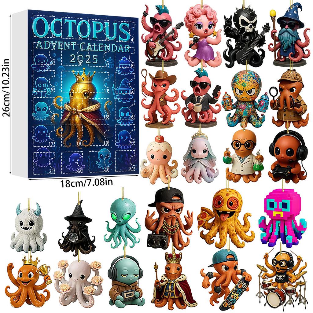 Animal Christmas Series Acrylic Wall Hangings With 24 Parts For Holiday Party And Celebration Octopus
Animal Christmas Series Acrylic Wall Hangings With 24 Parts For Holiday Party And Celebration Octopus