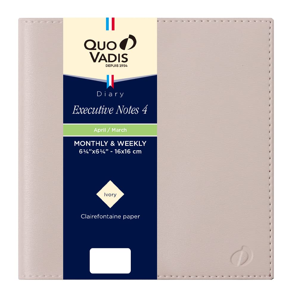 QUOVADIS Diary Executive Notebook 4/SoHo 2026 April Start Weekly Vertical Square 16x16cm Pink Beige qv60205pb
QUOVADIS Diary Executive Notebook 4/SoHo 2026 April Start Weekly Vertical Square 16x16cm Pink Beige qv60205pb