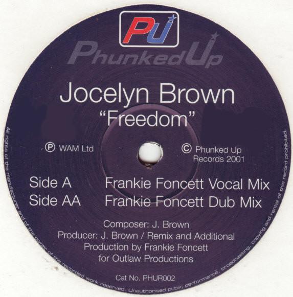 12inch Record JOCELYN BROWN - Freedom PHUR002 Phunked Up Reco 2001 Dance & Electronica Used
12inch Record JOCELYN BROWN - Freedom PHUR002 Phunked Up Reco 2001 Dance & Electronica Used