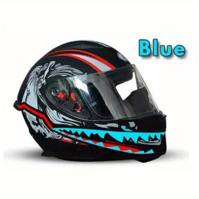 Светодиодная полоса для мотоциклетного шлема в стиле акулы, ночной сигнал, светящаяся модифицированная наклейка синий
Светодиодная полоса для мотоциклетного шлема в стиле акулы, ночной сигнал, светящаяся модифицированная наклейка синий